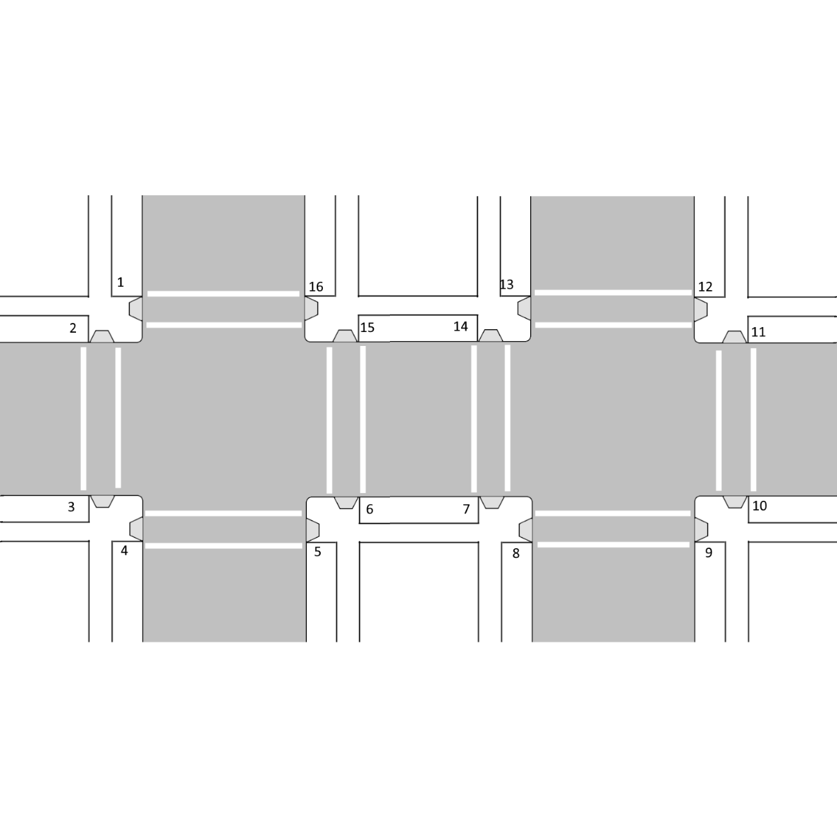 H or Diverging Diamond Intersection